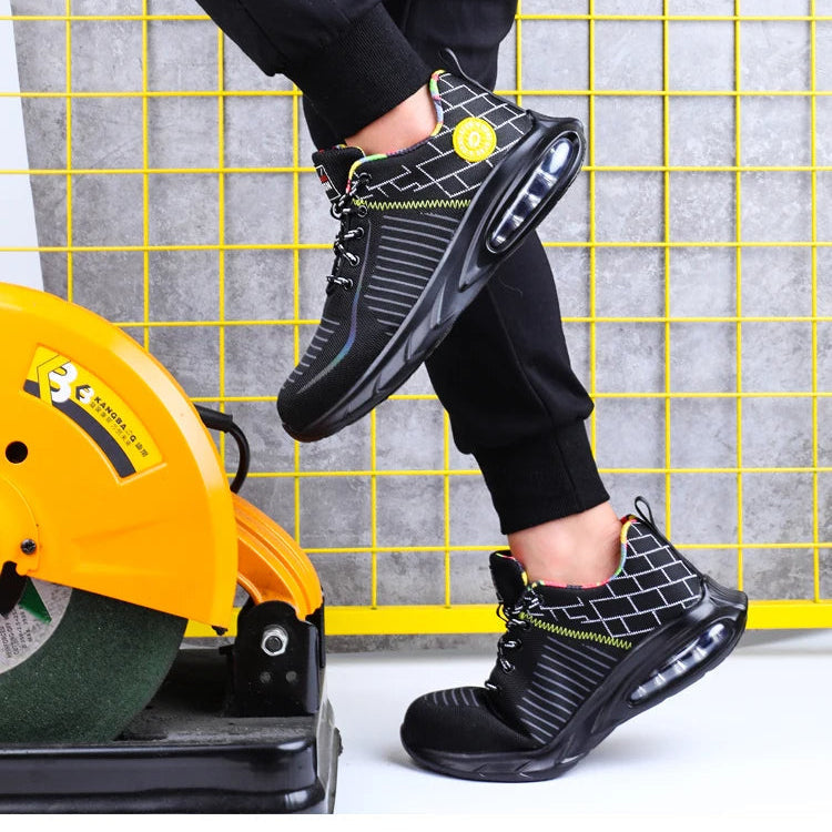 Heidi-Mode | Bequeme Rutschfest Sohlen Schuhe mit Stahlkappe