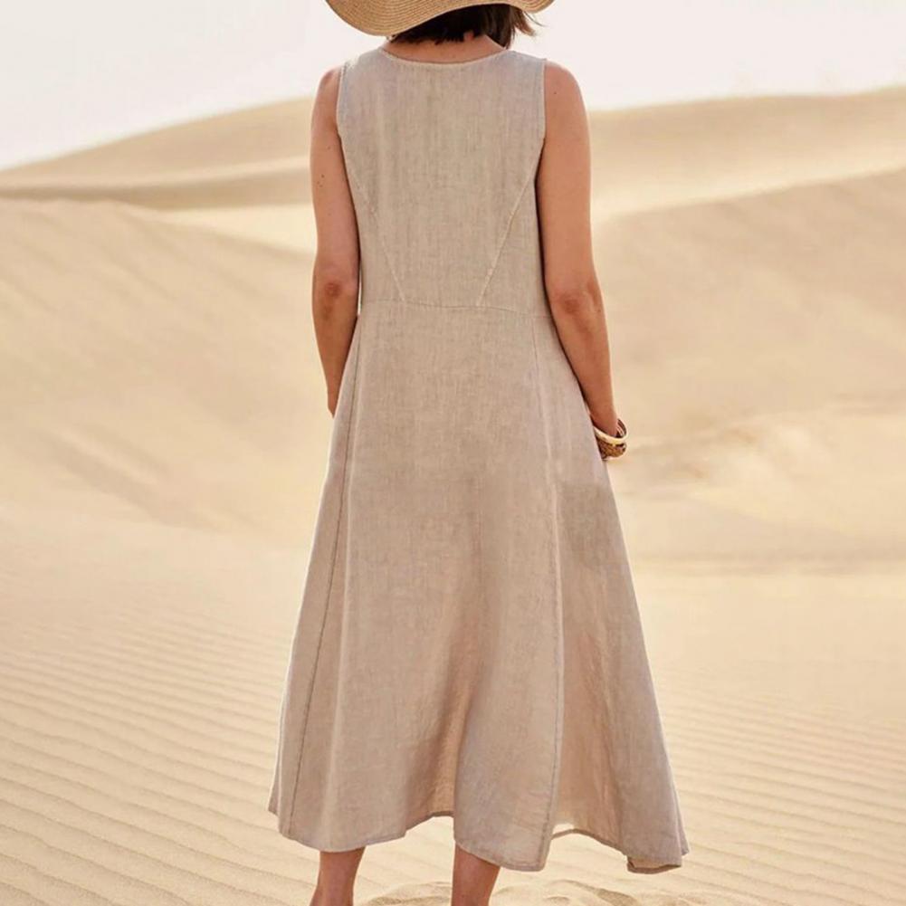 Heidi-Mode | Langes Sommerkleid für Damen Leicht und Elegant
