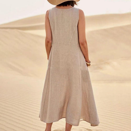 Heidi-Mode | Langes Sommerkleid für Damen Leicht und Elegant