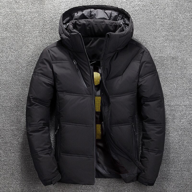 Extra Warme Abnehmbare Winterjacke mit Kapuze