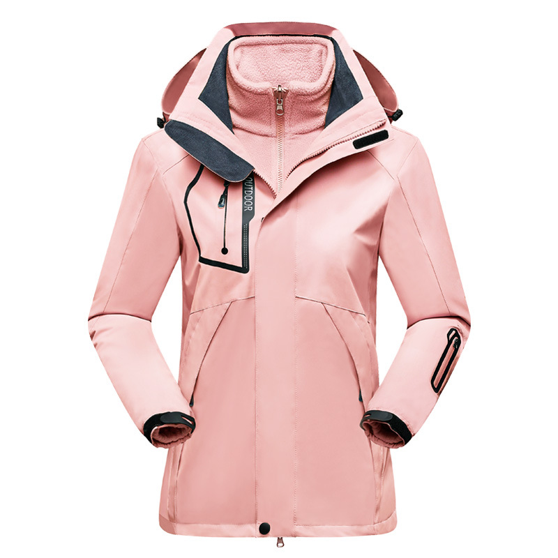 Heidi-Mode | Outdoor-Jacke Wasserabweisend Schale Fleece Innenfutter 2-in-1 Design