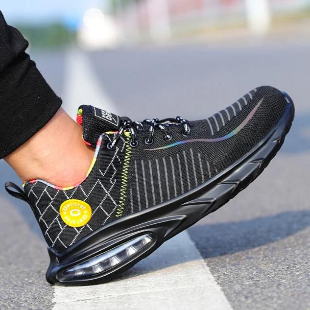 Heidi-Mode | Bequeme Rutschfest Sohlen Schuhe mit Stahlkappe