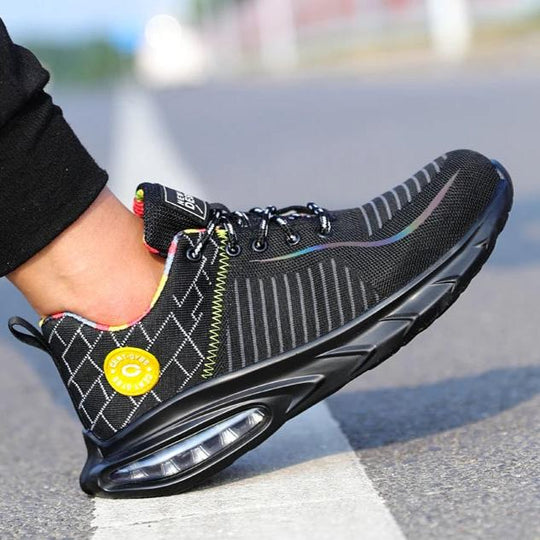 Heidi-Mode | Bequeme Rutschfest Sohlen Schuhe mit Stahlkappe