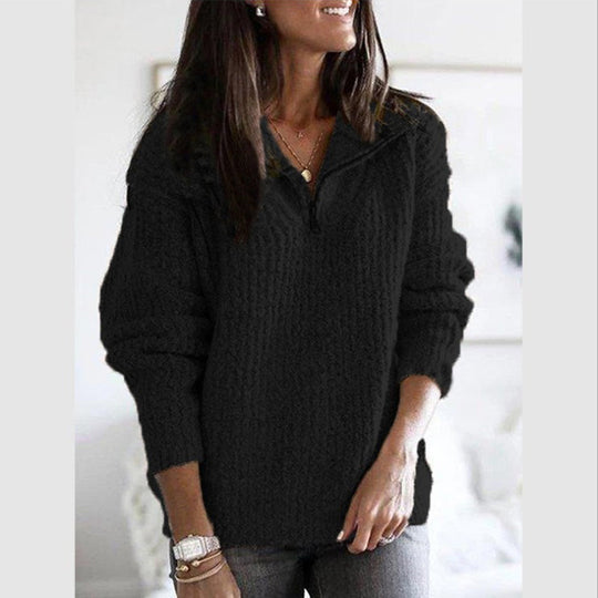 HeidiMode - Eleganter Strickpullover Für Damen