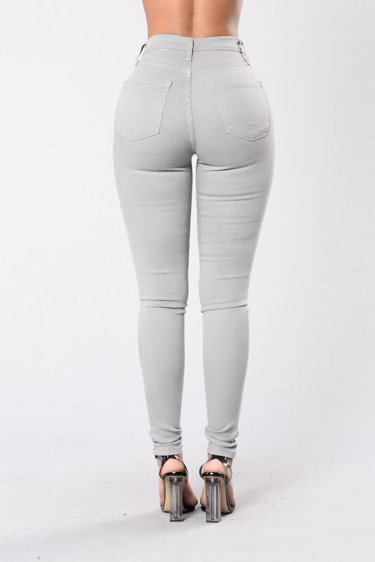Heidi-Mode | Comfychic Slim Jeans mit Hohem Bund
