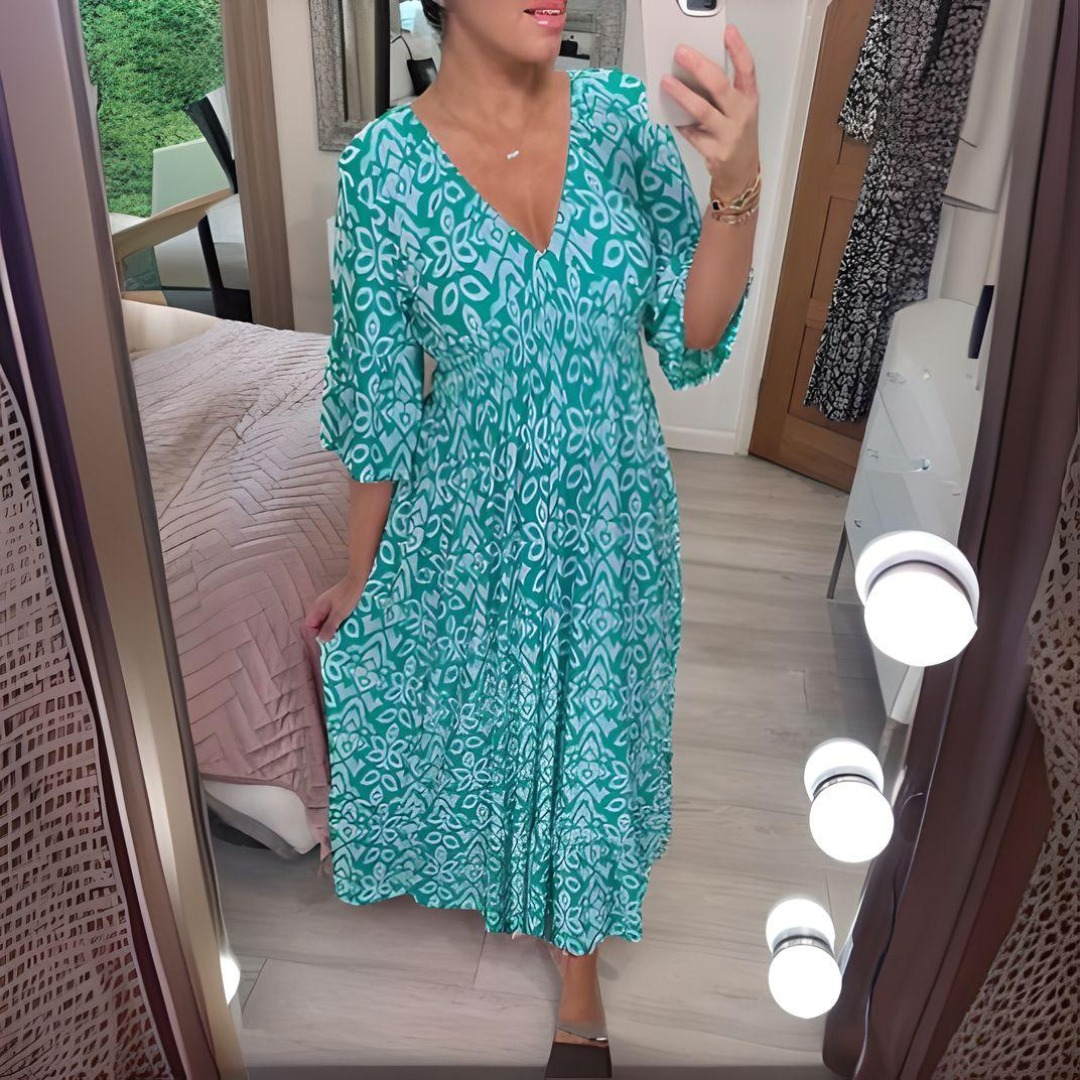 Heidi-Mode | Bohème Sommerkleid für Frauen Maxi