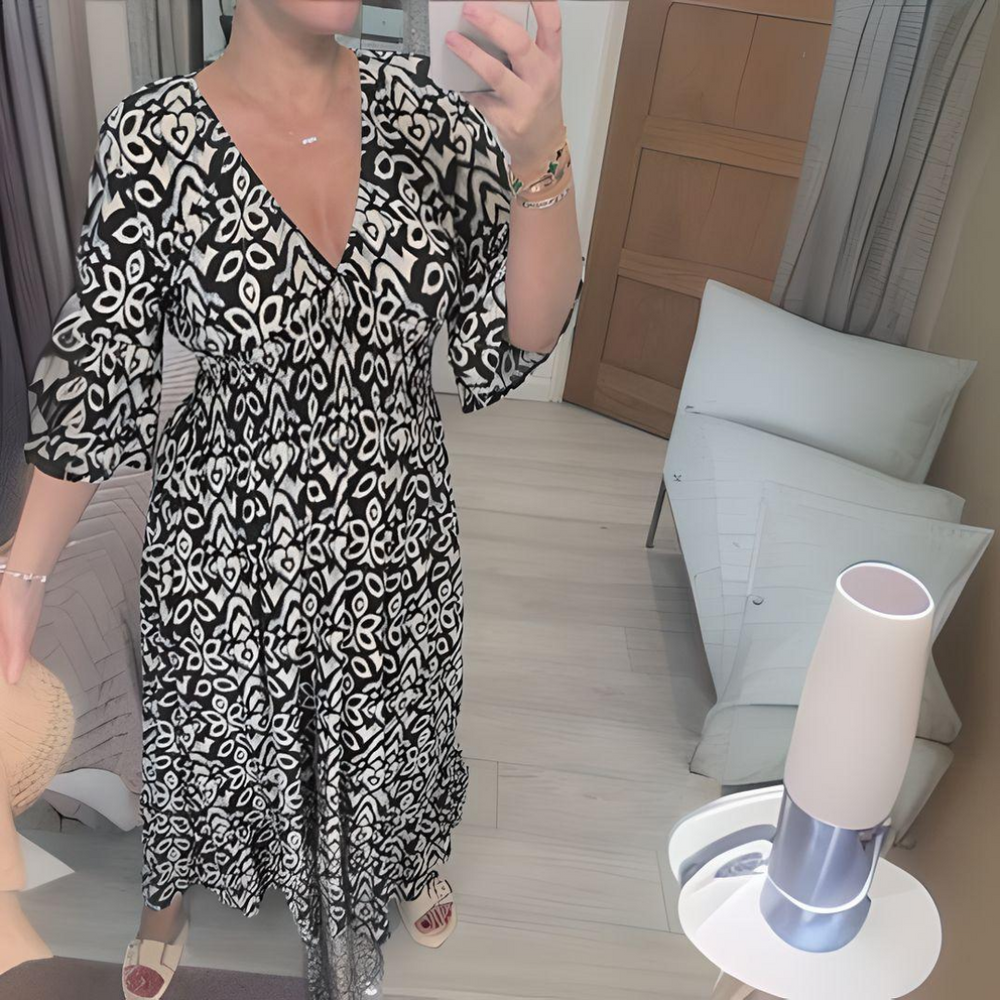 Heidi-Mode | Bohème Sommerkleid für Frauen Maxi