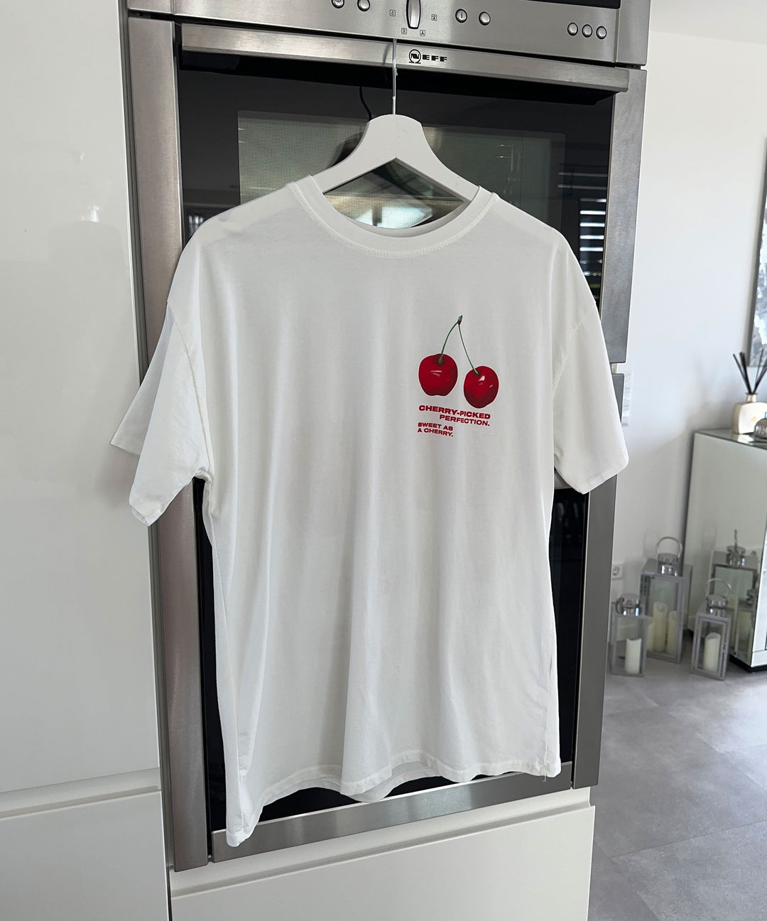 Shirt Cherry Weiß