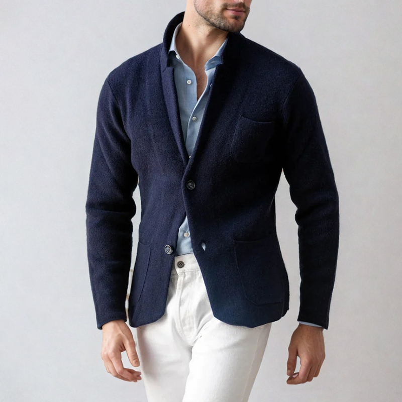 Heidi-Mode | Stilvolles Wollblazer mit Tasche