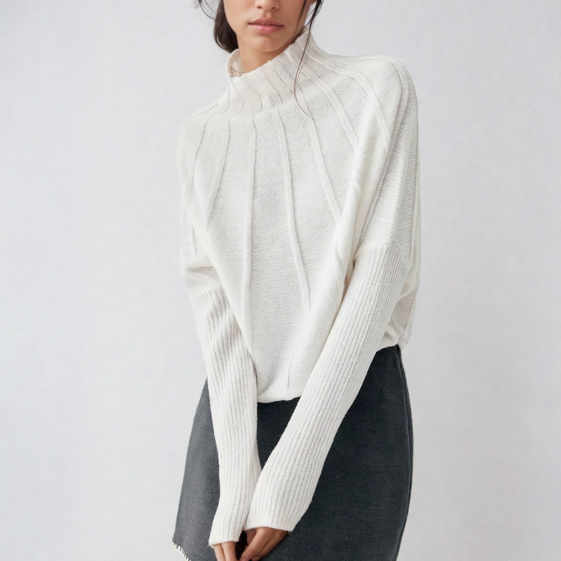 Heidi-Mode - Stylische Strickrollkragenpullover für den Winter für Frauen