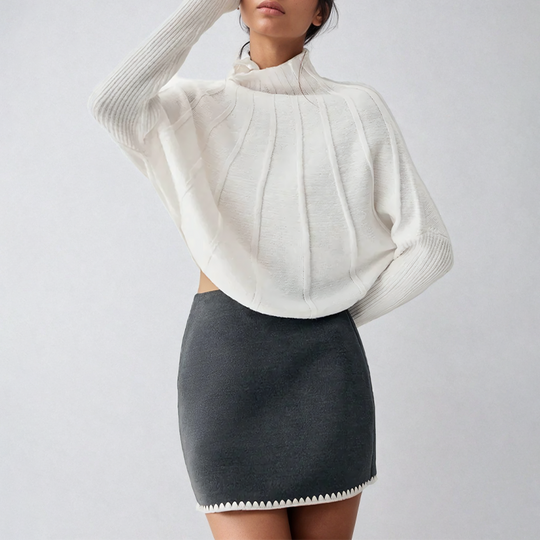 Heidi-Mode - Stylische Strickrollkragenpullover für den Winter für Frauen