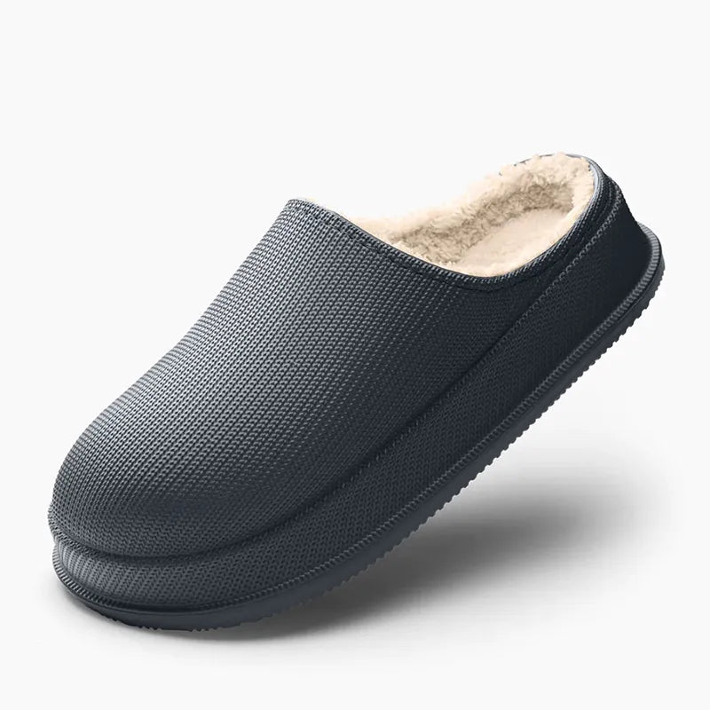 Warme Slipper mit Wollfutter