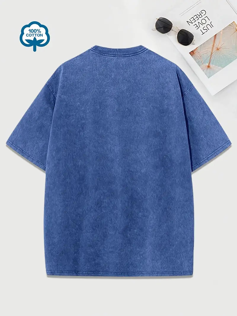 Heidi-Mode | Baumwoll-T-Shirt mit Rundhalsausschnitt