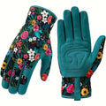 Heidi-Mode | Atmungsaktive Gartenhandschuhe mit Blumenmuster