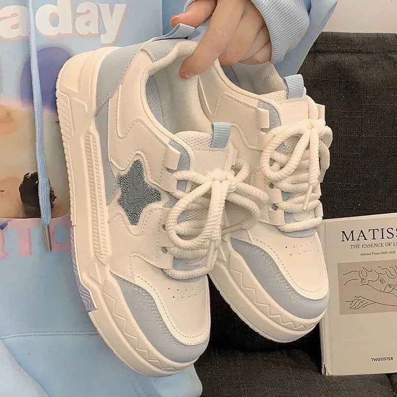 Heidi-Mode | Sneakers Damen aus Stoff mit Stern-Detail – Lässiger und vielseitiger Stil