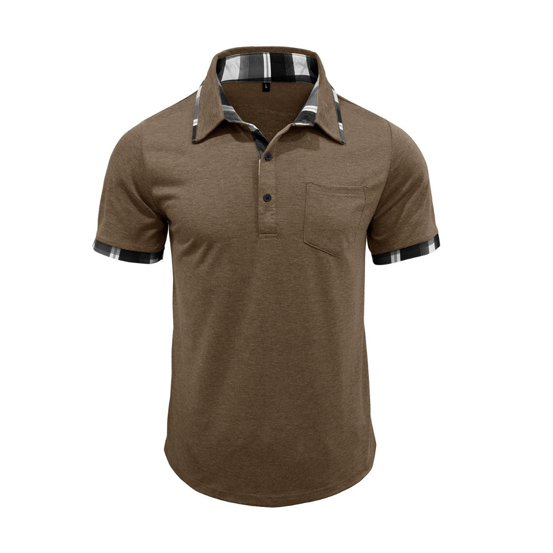 Heidi Mode | Kurzärmeliges POLO-Hemd mit kariertem Revers