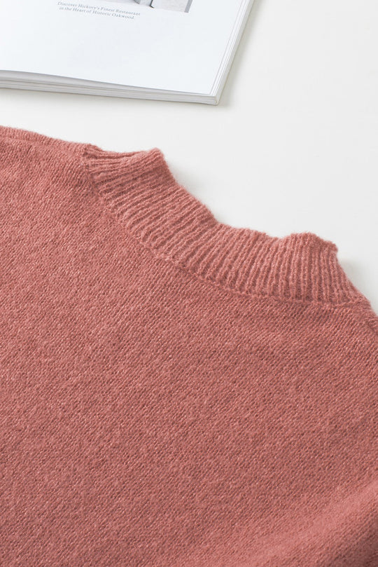 Pullover Mit Puffärmeln Und Taschen