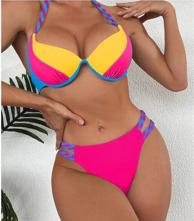 Heidi-Mode | Hochgeschnittener Bikini Badeanzug