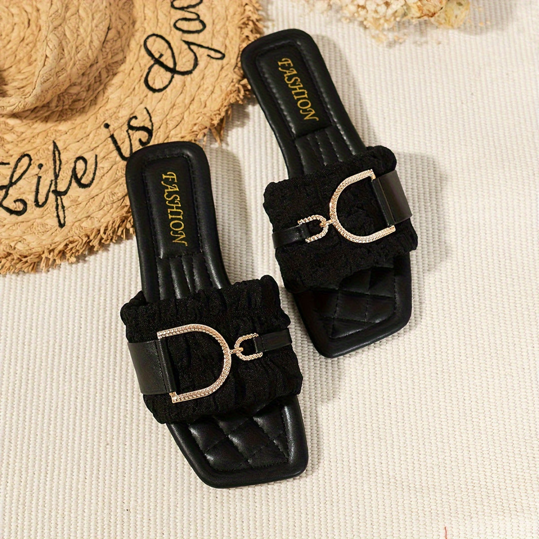Heidi-Mode | Elegante Schwarze Sandalen für Frauen