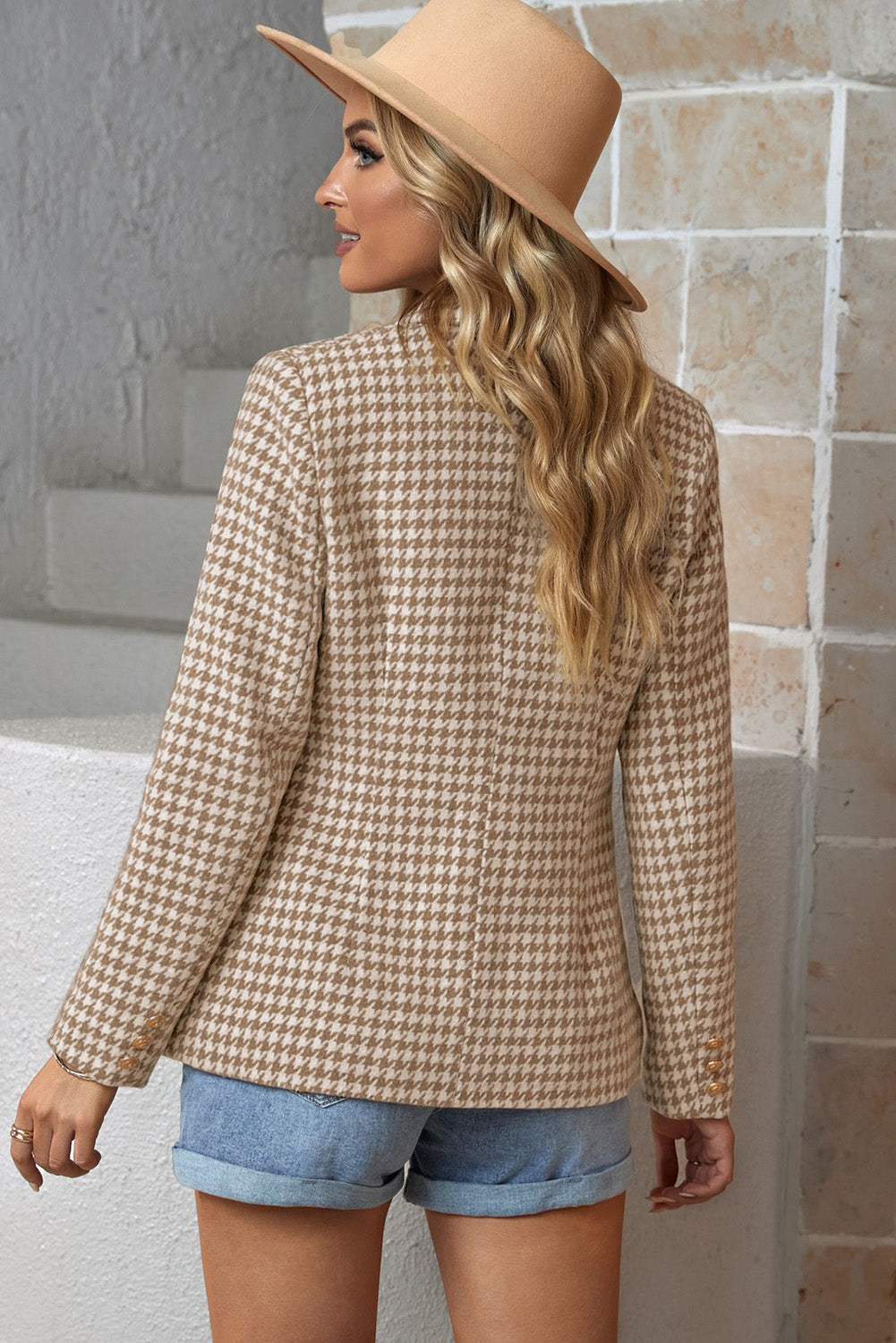 Heidi-Mode | Karomuster Doppelreihiger Blazer