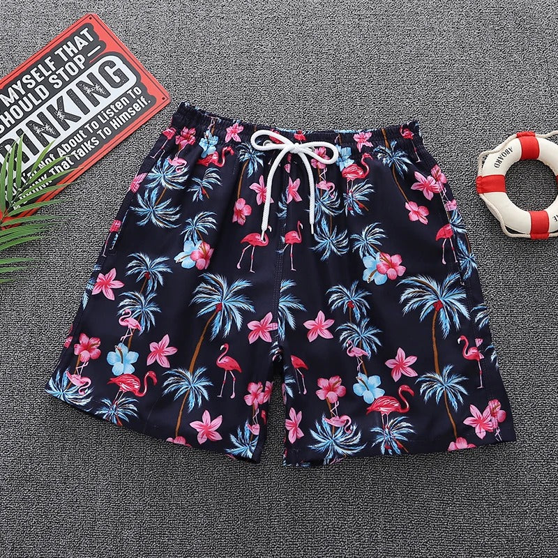 Heidi-Mode | Bademode für Männer mit Stranddruck