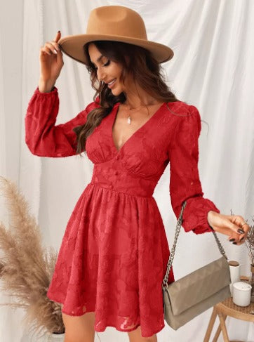 Heidi-Mode | Delicate Satin Kleid mit Kurzen Ärmeln