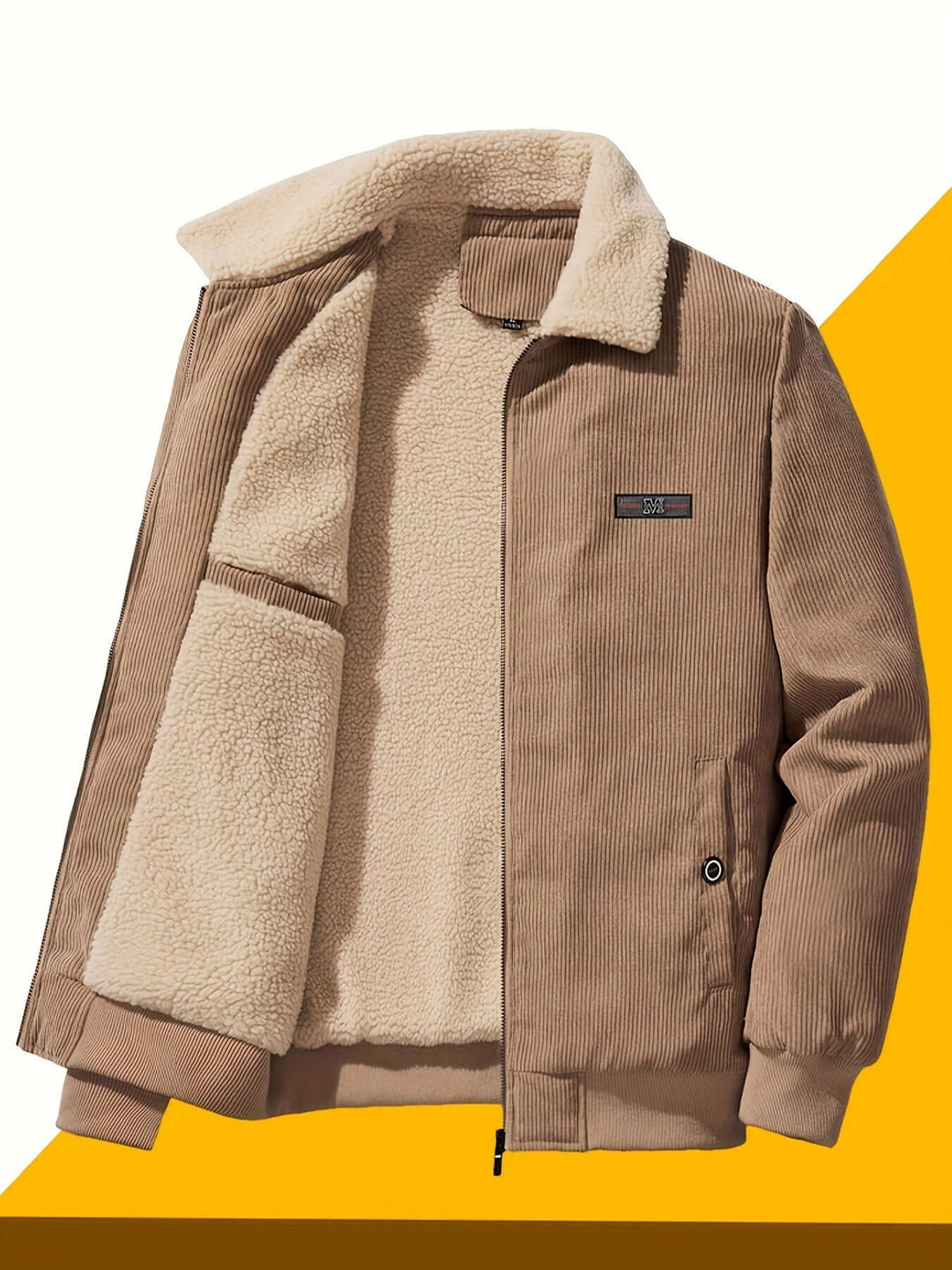 Heidi-Mode | Herren Warme Winterjacke - Dicke Steppjacke