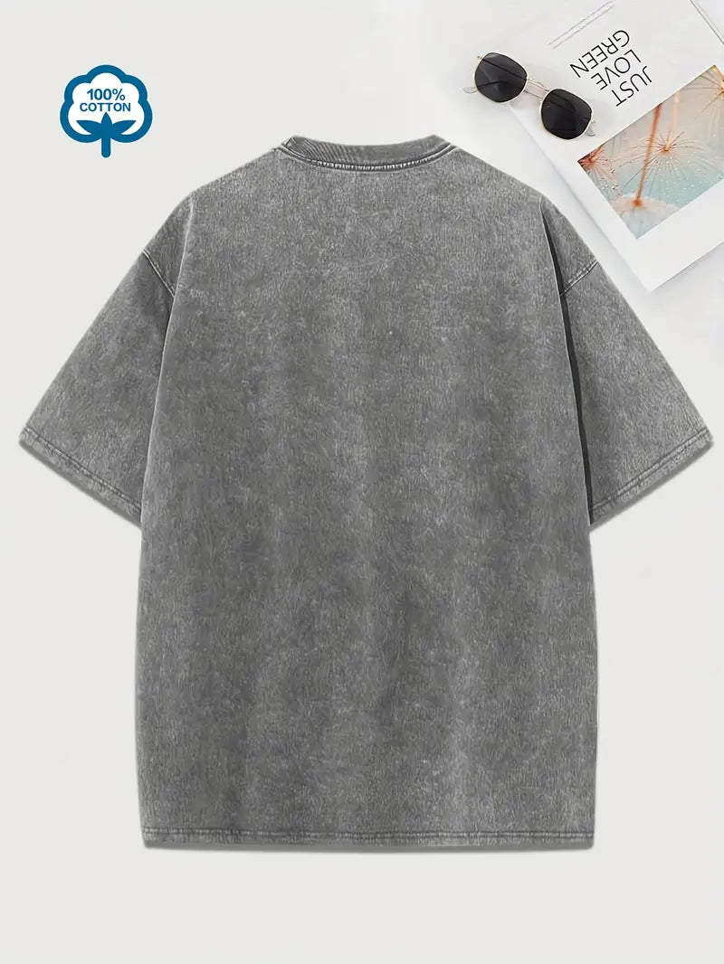 Heidi-Mode | Baumwoll-T-Shirt mit Rundhalsausschnitt