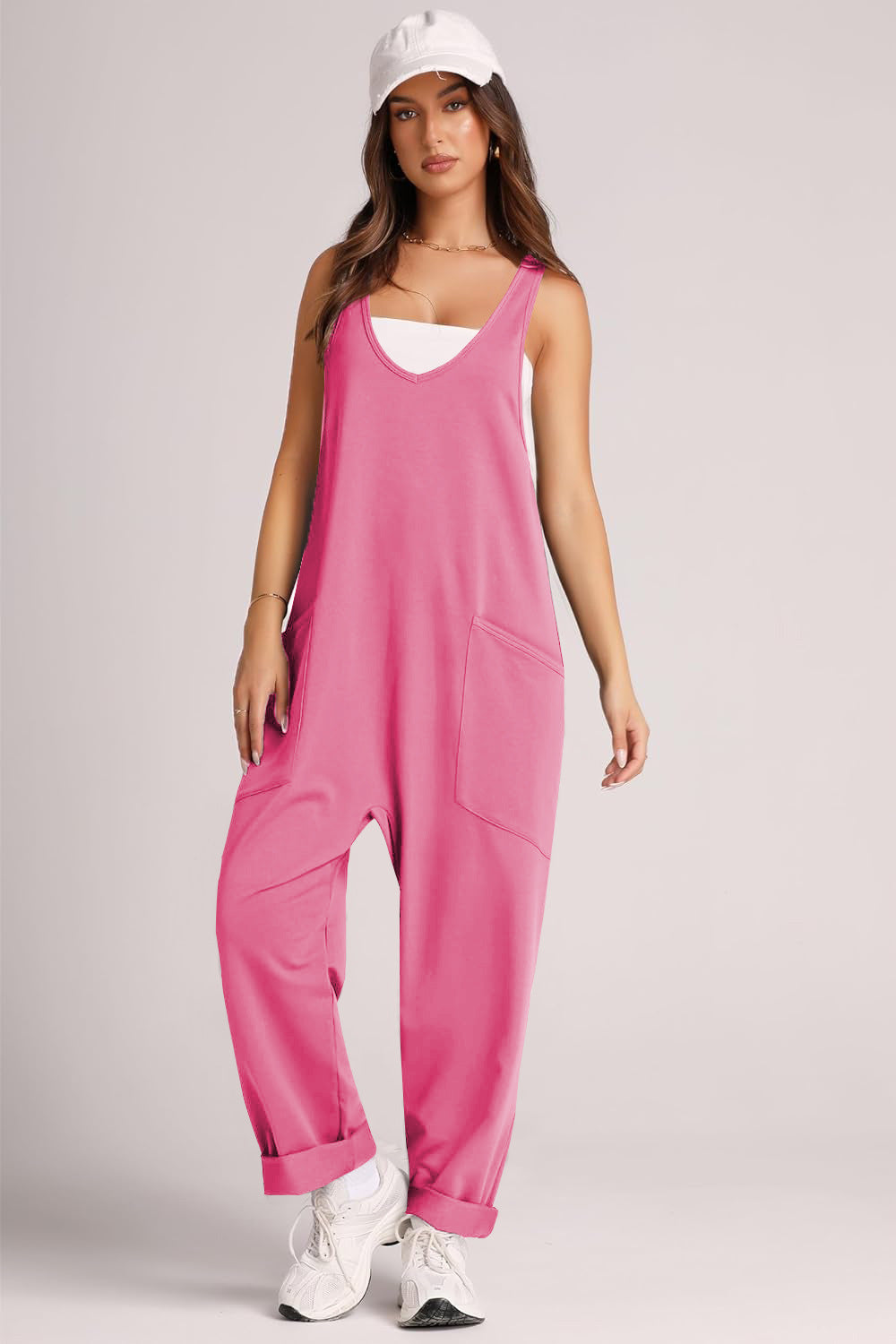 Heidi-Mode | Lovelet V-Ausschnitt Breite Träger Latzhose