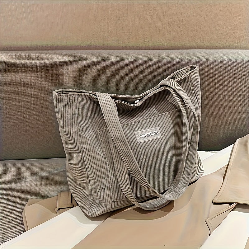 Elegante Damen Cordstoff Tasche | Heidi-Mode