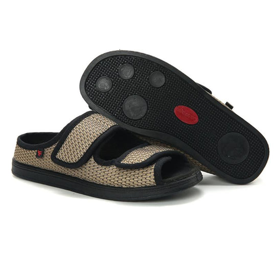 Heidi-Mode | Breite Sandalen mit Offener Zehe