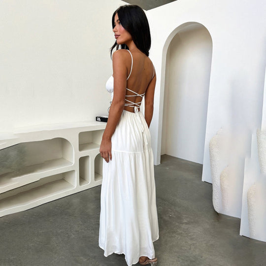 Heidi Mode | Kleid mit Hosenträgern und Neckholder