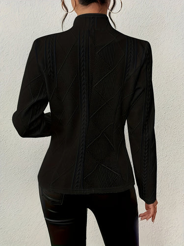 Heidi-Mode | Strick Langarm Jacke mit Knöpfen für Damen