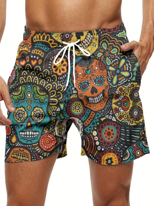 Heidi – Trendige Hawaii-Shorts Mit Kordelzug