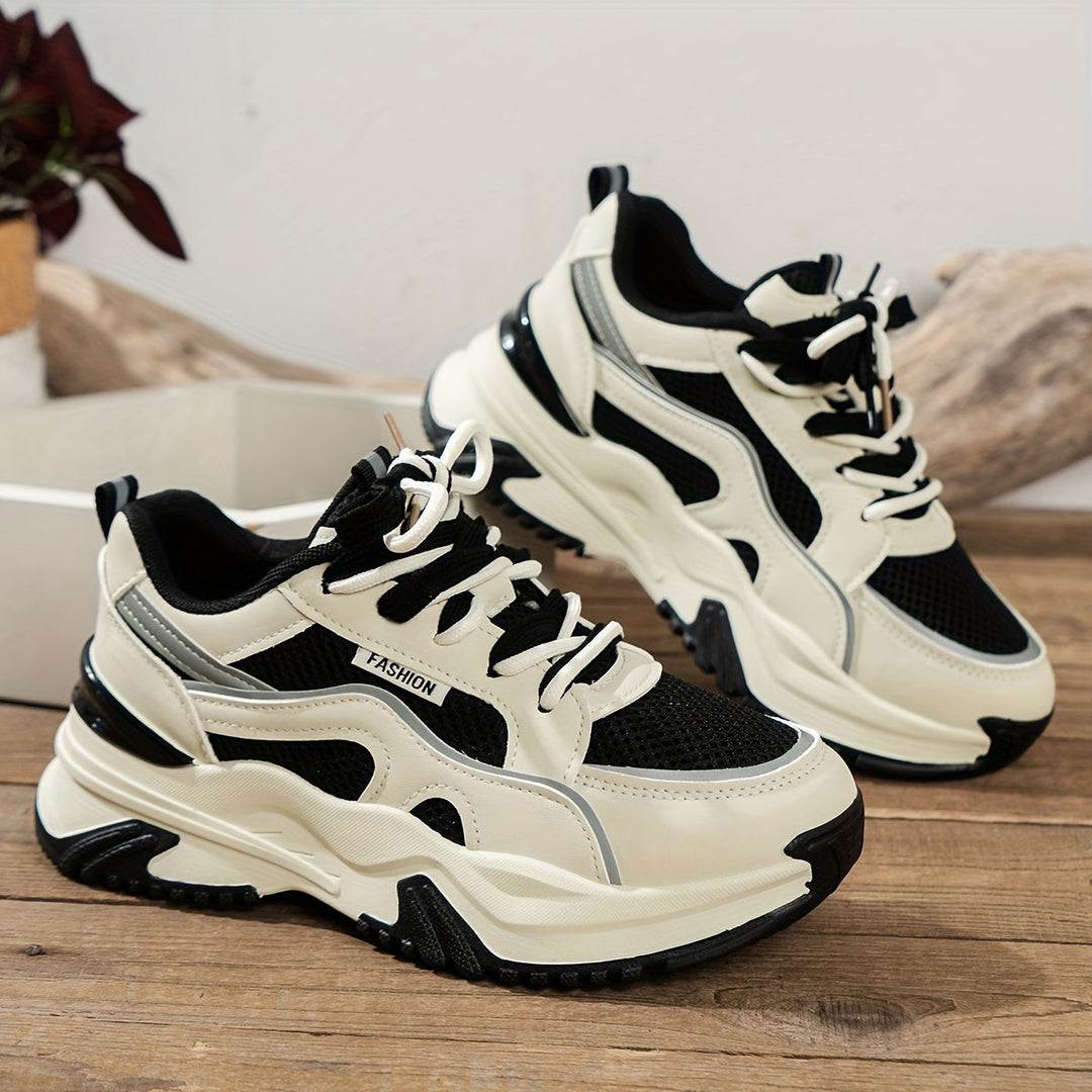 Heidi-Mode | Damen Sneaker mit Hoher Sohle Stilvoller Komfort