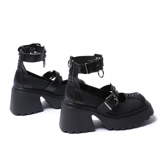 Heidi-Mode | Mode Damen Niet Schnalle Schuhe