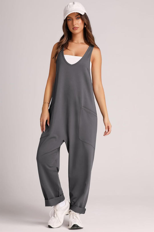 Heidi-Mode | Lovelet V-Ausschnitt Breite Träger Latzhose