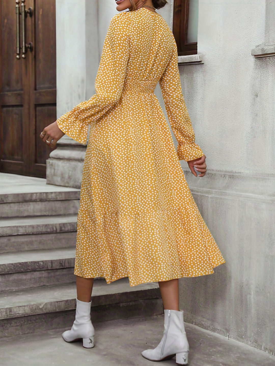 Kleid mit Pin-Dot-Print - Esmé