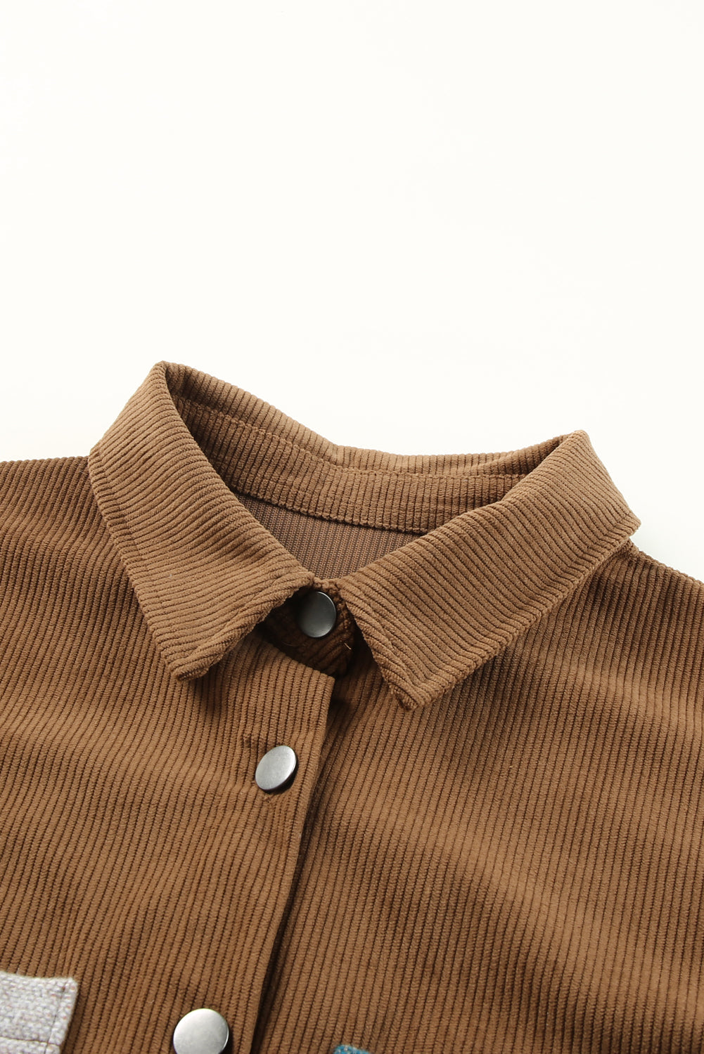 Cordjacke Mit Aztekenmuster