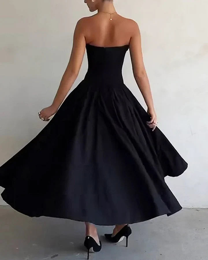 Comfy Fischgrätenkleid