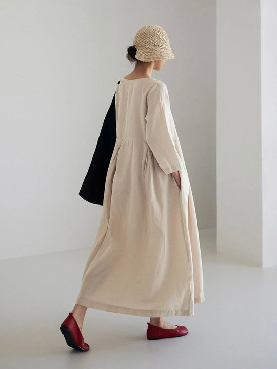 Luftiges Freizeitkleid mit Taschen