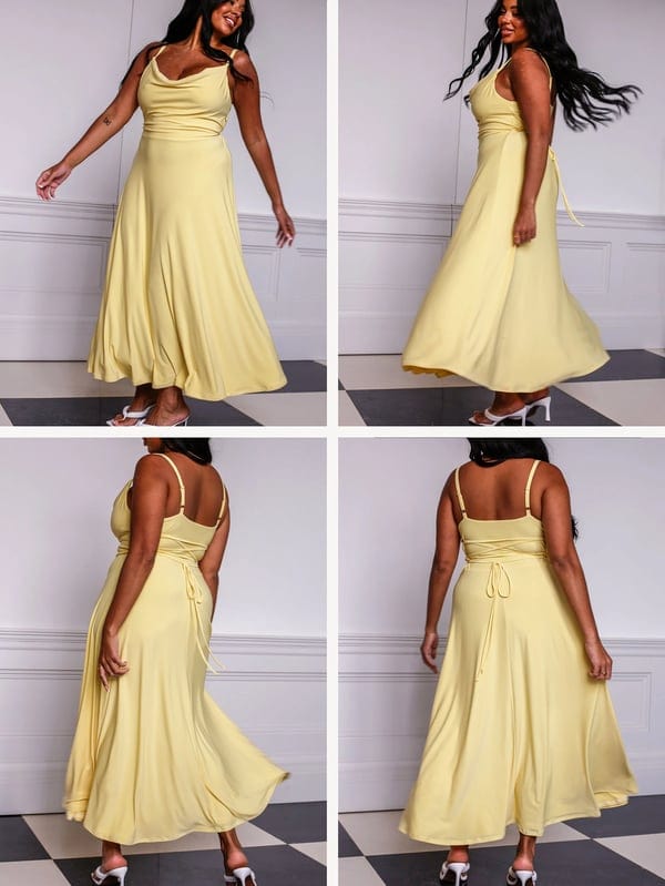 Heidi-Mode | Maxi Kleid Elegant Hochwertiges Material