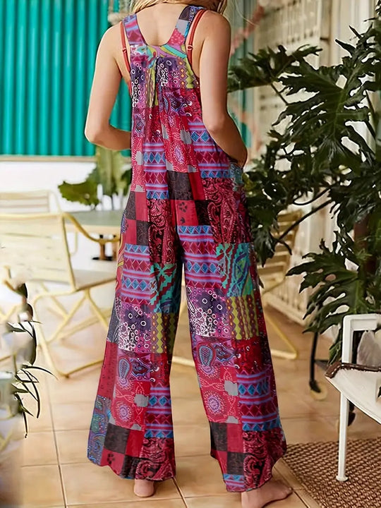 Heidi - Vintage-Print-Overall