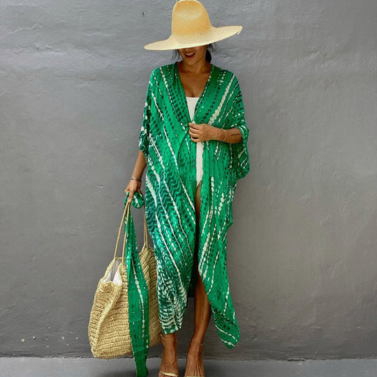 Heidi-Mode | Glamouröse Sonnenschutz Resort Strandkleid Cover Up