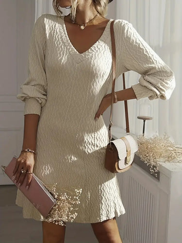 Strickpullover-Kleid