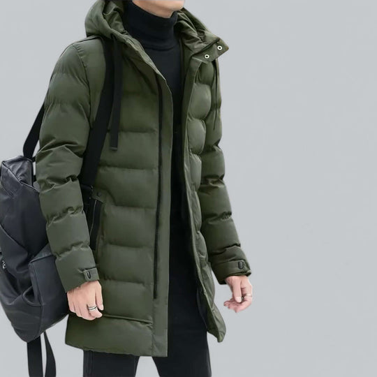 Heidi-Mode | Lang geschnittene gepolsterte Winter Parka Jacke