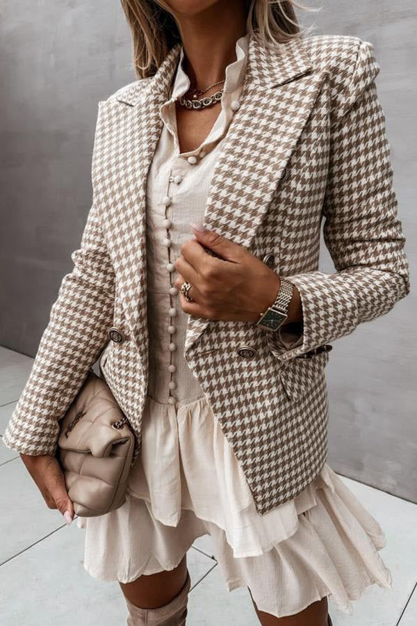 Heidi-Mode | Wappen Doppeltknöpfiger Blazer
