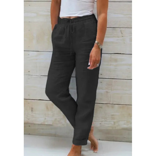 Stilvolle Leinenhose für Damen