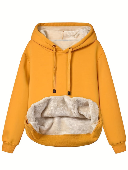 Heidi-Mode - Lässiger und Stilvoller Winter Fleece Deluxe Hoodie für Frauen