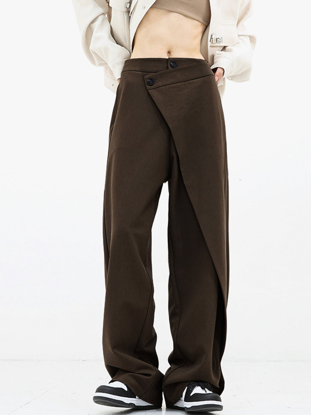 Heidi-Mode | Style Revolution Asymmetrische Baggy-Hose mit Komfort-Design